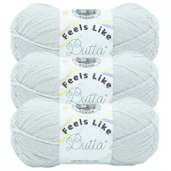 3 Pack Lion Brand&reg; Feels Like Butta&reg; Solid Yarn Rainy Day