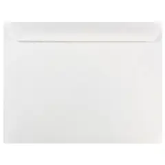 JAM Paper 10" x 13" White Booklet Envelopes, 50ct.