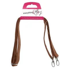 Everything Mary Adjustable Microfiber Shoulder Strap Tan