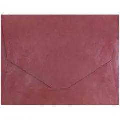 JAM Paper 10" x 13" Red Handmade Booklet Envelopes, 100ct.