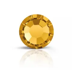 Preciosa MAXIMA SS16 Flatback Czech Crystals, 144ct. Topaz