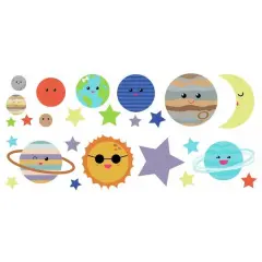 RoomMates Planet Peel & Stick Wall Decals