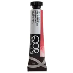 QoR&trade; Watercolor Tube, 11mL Cadmium Red Deep