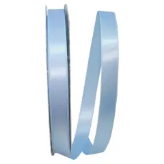 JAM Paper 5/8" x 100yd. Double Face Satin Allure Ribbon Light Blue