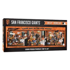 MLB Game Day in the Dog House 1,000 Piece Puzzle San Francisco Giants