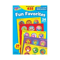 Trend Enterprises&reg; Fun Favorites Scented Stickers Variety Pack