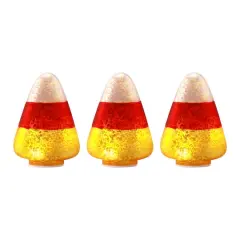 5" LED Illuminated Mercury Glass Candy Corns, 3ct.