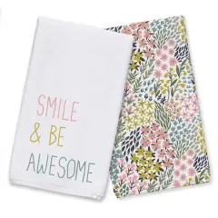 Smile & Be Awesome Tea Towel Set