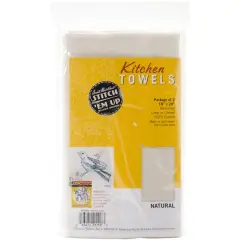 Aunt Martha's Stitch 'Em Up Natural Kitchen Towels