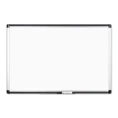 U Brands PINIT Silver 36" x 24" Aluminum Frame Magnetic Dry Erase Board