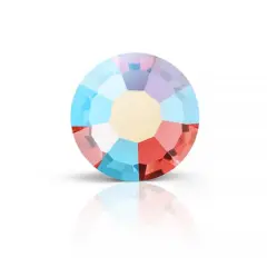 Preciosa MAXIMA SS9 Aurora Borealis Flatback Czech Crystals, 144ct. Padparadscha AB