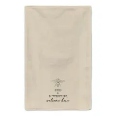 Bees & Butterflies Welcome Tea Towel Set Green