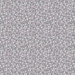 Fabric Editions Purple Peekaboo Blooms Cotton Fabric