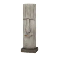 Brown MGO Contemporary Garden Sculpture, 10" x 10" x 10"