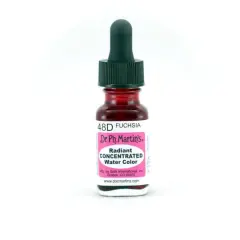 Dr. Ph. Martin's&reg; Radiant Concentrated Watercolor, 0.5oz. 48D Fuchsia