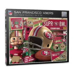NFL Retro Series 500 Piece Puzzle San Francisco 49ers