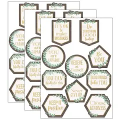 Teacher Created Resources Eucalyptus Positive Sayings Accents, 3 Packs of 30