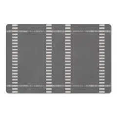 Striped Dashed Lines Floor Mat