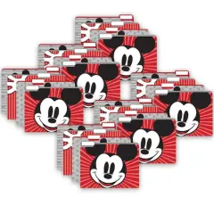 EUREKA&reg; Mickey Mouse Throwback File Folders, 6 Packs of 4