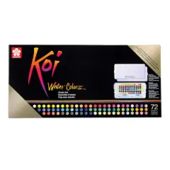 Koi&reg; Water Colors&trade; 72 Piece Sketch Set