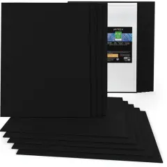Arteza&reg; 11" x 14" Black Canvas Panels, 14ct.