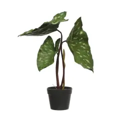 Hello Honey&reg; 24" Potted Round Faux Elephant Ear Plant