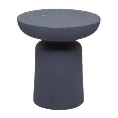 Blue Contemporary Garden Stool, 17" x 17" x 18"