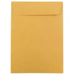 JAM Paper 5.5" x 7.5" Brown Kraft Open End Recycled Catalog Manila Envelopes