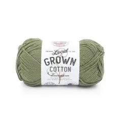 Lion Brand&reg; Local Grown Cotton Yarn Army Green