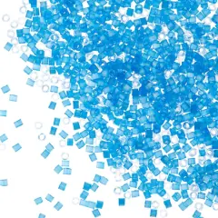 Miyuki Delica Glass Round Seed Beads, 11/0 Delphinium Silk