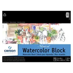 Canson&reg; Montval&reg; Artist Series Watercolor Block