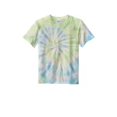 Port & Company&reg; Youth Tie-Dye T-Shirt Watercolor Spiral