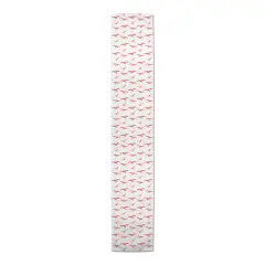 Seagulls Table Runner White/Coral