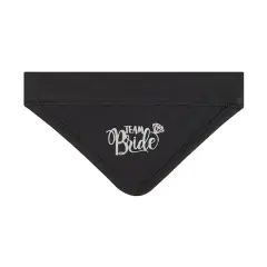 Best Furry Friends Black Team Bride Bandana Collar Slide