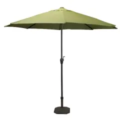 9ft. Sage Green Outdoor Patio Market Umbrella