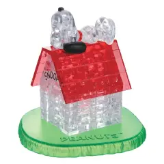 Original 3D Crystal Puzzle&trade; Peanuts Snoopy House 50 Piece Puzzle