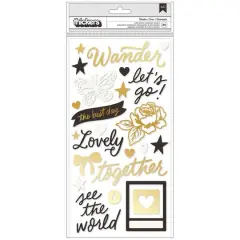 Maggie Holmes Thickers&trade; Round Trip Wander Phrase Puffy Stickers