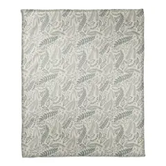 Green Winter Pattern 50" x 60" Coral Fleece Blanket