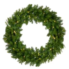 36" LED Northern Pine Artificial Christmas Wreath