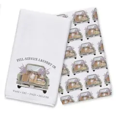 Laundry Truck Service Round 16" x 25" Towel Set