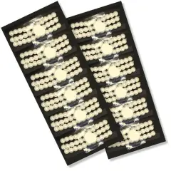 JAM Paper Bulk Avery Flower Bracelets, 12ct. Champagne