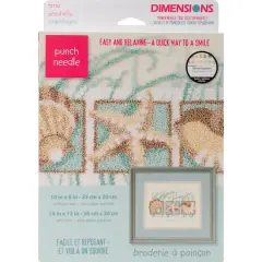 Dimensions&reg; Seashells Punch Needle Kit