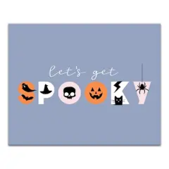 Let's Get Spooky Canvas Wall Art