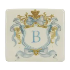 4.5" x 4" Ceramic Monogram D&eacute;cor by Ashland&reg; B