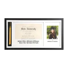 Black Graduation Certificate, Tassel & 5" x 7" Frame by Studio D&eacute;cor&reg;