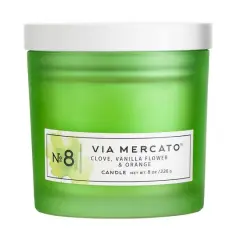 European Soaps Number Jar Candle Clove Vanilla Flower and Orange