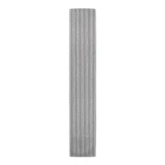 Petals Indoor/Outdoor Table Runner Gray