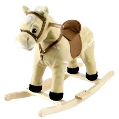 Toy Time Plush Rocking Horse Ride-On