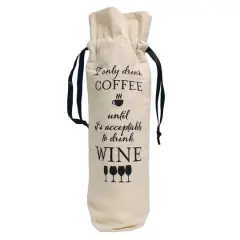 Personality Case&trade; Coffee Canvas Wine Bag