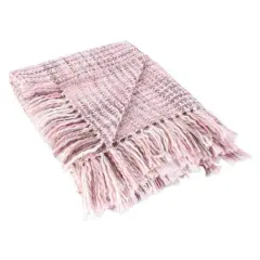 DII&reg; Blush Variegated Acrylic Woven Throw